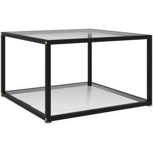 Vidaxl - Coffee Table Transparent 60x60x35 cm Tempered Glass Vidaxl - Coffee Table Transparent 60x60x35 cm Tempered Glass