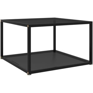 Coffee Table Black 60x60x35 cm Tempered Glass Vidaxl Coffee Table Black 60x60x35 cm Tempered Glass Vidaxl