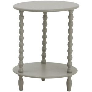 The Camden Collection Round Side Table - Wood - L45 x W45 x H60 cm - Grey The Camden Collection Round Side Table - Wood - L45 x W45 x H60 cm - Grey
