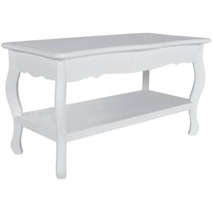 Coffee Table 2 Tiers mdf White Vidaxl Coffee Table 2 Tiers mdf White Vidaxl