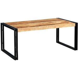 Verty Furniture - Upcycled Industrial Vintage Mintis Large Coffee Table - Light Wood Verty Furniture - Upcycled Industrial Vintage Mintis Large Coffee Table - Light Wood