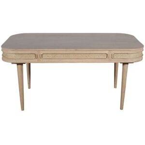 Valencia 6 Seater Dining Table - Cane & Mango Wood - L90 x W165 x H78 cm Valencia 6 Seater Dining Table - Cane & Mango Wood - L90 x W165 x H78 cm