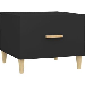 Coffee Table Black 50x50x40 cm Engineered Wood vidaXL Coffee Table Black 50x50x40 cm Engineered Wood vidaXL