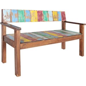 Bench 115 cm Solid Reclaimed Wood vidaXL Bench 115 cm Solid Reclaimed Wood vidaXL