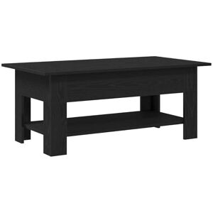 Coffee Table Black oak 102 x 55 x 42 cm Engineered wood Vidaxl Coffee Table Black oak 102 x 55 x 42 cm Engineered wood Vidaxl