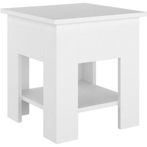 Coffee Table White 40x40x42 cm Engineered Wood Vidaxl Coffee Table White 40x40x42 cm Engineered Wood Vidaxl