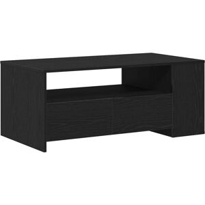 Coffee Table Black oak 102 x 55 x 43.5 cm Engineered wood Vidaxl Coffee Table Black oak 102 x 55 x 43.5 cm Engineered wood Vidaxl
