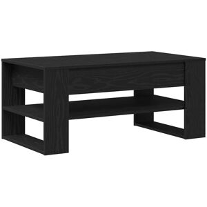Coffee Table Black oak 102 x 55 x 45 cm Engineered wood Vidaxl Coffee Table Black oak 102 x 55 x 45 cm Engineered wood Vidaxl