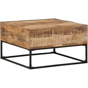 Coffee Table 68x68x41 cm Rough Mango Wood Vidaxl Coffee Table 68x68x41 cm Rough Mango Wood Vidaxl
