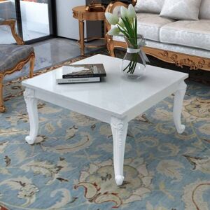 Coffee Table 80x80x42 cm High Gloss White Vidaxl Coffee Table 80x80x42 cm High Gloss White Vidaxl