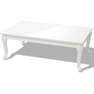 Coffee Table 115x65x42 cm High Gloss White Vidaxl Coffee Table 115x65x42 cm High Gloss White Vidaxl