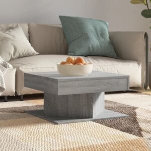 Coffee Table Grey Sonoma 57x57x30 cm Engineered Wood Vidaxl Coffee Table Grey Sonoma 57x57x30 cm Engineered Wood Vidaxl