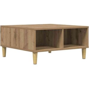 Coffee Table Artisan Oak 60x60x30 cm Engineered Wood Vidaxl Coffee Table Artisan Oak 60x60x30 cm Engineered Wood Vidaxl