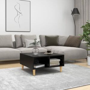Coffee Table Black 60x60x30 cm Engineered Wood vidaXL Coffee Table Black 60x60x30 cm Engineered Wood vidaXL