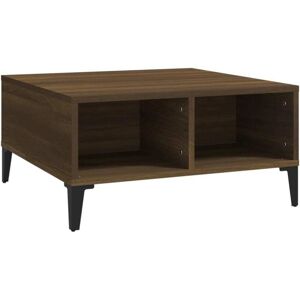 Coffee Table Brown Oak 60x60x30 cm Engineered Wood Vidaxl Coffee Table Brown Oak 60x60x30 cm Engineered Wood Vidaxl