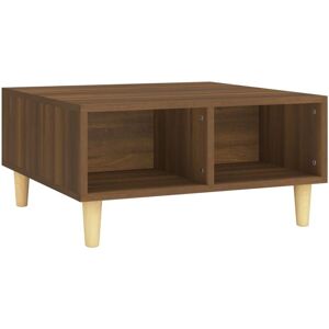 Coffee Table Brown Oak 60x60x30 cm Engineered Wood Vidaxl Coffee Table Brown Oak 60x60x30 cm Engineered Wood Vidaxl