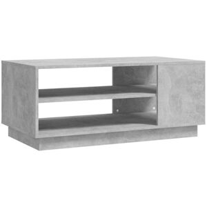 vidaXL Concrete Grey Coffee Table - 102x55x43cm Engineered Wood vidaXL Concrete Grey Coffee Table - 102x55x43cm Engineered Wood