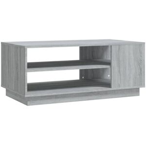 vidaXL Grey Sonoma Coffee Table - Engineered wood - 102x55x43 cm vidaXL Grey Sonoma Coffee Table - Engineered wood - 102x55x43 cm