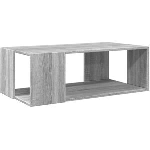 Coffee Table Grey Sonoma 89.5x48x30 cm Engineered Wood Vidaxl Coffee Table Grey Sonoma 89.5x48x30 cm Engineered Wood Vidaxl