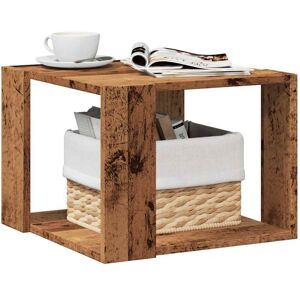 Coffee Table Old Wood 40x40x30 cm Engineered Wood Vidaxl Coffee Table Old Wood 40x40x30 cm Engineered Wood Vidaxl