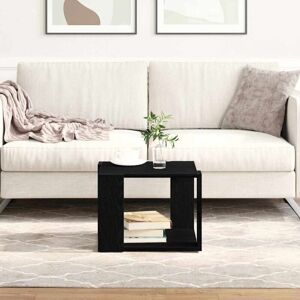 Coffee Table Black oak 40 x 40 x 30 cm Engineered wood Vidaxl Coffee Table Black oak 40 x 40 x 30 cm Engineered wood Vidaxl