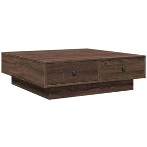 Coffee Table Brown oak 90x90x28 cm Engineered Wood Vidaxl Coffee Table Brown oak 90x90x28 cm Engineered Wood Vidaxl