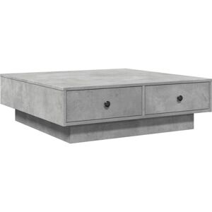 Coffee Table Concrete Grey 90x90x28 cm Engineered Wood vidaXL Coffee Table Concrete Grey 90x90x28 cm Engineered Wood vidaXL