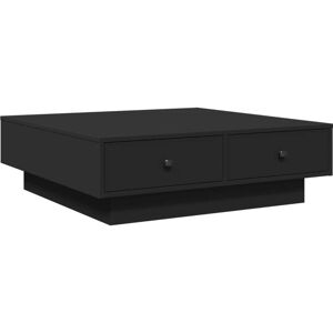 Coffee Table Black 90x90x28 cm Engineered Wood Vidaxl Coffee Table Black 90x90x28 cm Engineered Wood Vidaxl