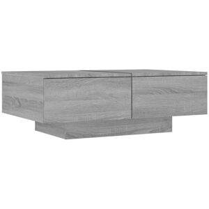 Coffee Table Grey Sonoma 90x60x31 cm Engineered Wood Vidaxl Coffee Table Grey Sonoma 90x60x31 cm Engineered Wood Vidaxl