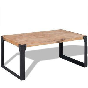 Coffee Table Solid Acacia Wood 100x60x45 cm vidaXL Coffee Table Solid Acacia Wood 100x60x45 cm vidaXL