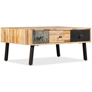 Coffee Table Solid Reclaimed Teak 90x65x40 cm Vidaxl Coffee Table Solid Reclaimed Teak 90x65x40 cm Vidaxl