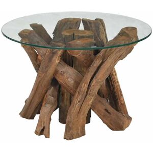 Coffee Table Solid Teak Driftwood 60 cm Vidaxl Coffee Table Solid Teak Driftwood 60 cm Vidaxl