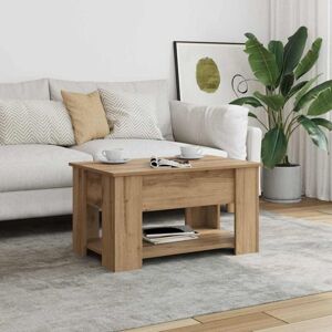 Coffee Table Artisan Oak 79x49x41 cm Engineered Wood Vidaxl Coffee Table Artisan Oak 79x49x41 cm Engineered Wood Vidaxl