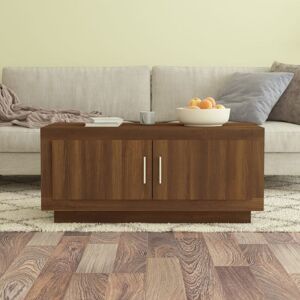 Coffee Table Brown Oak 102x50x45 cm Engineered Wood Vidaxl Coffee Table Brown Oak 102x50x45 cm Engineered Wood Vidaxl