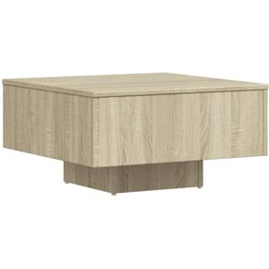 Coffee Table Sonoma Oak 60x60x31.5 cm Engineered Wood Vidaxl Coffee Table Sonoma Oak 60x60x31.5 cm Engineered Wood Vidaxl