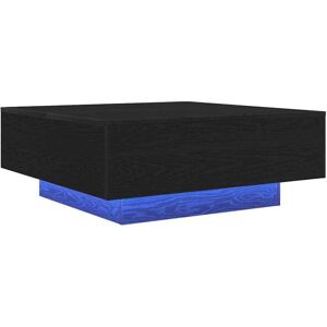Coffee Table Black oak 80 x 80 x 31 cm Engineered wood Vidaxl Coffee Table Black oak 80 x 80 x 31 cm Engineered wood Vidaxl