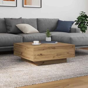 Coffee Table Artisan oak 80 x 80 x 31 cm Engineered wood Vidaxl Coffee Table Artisan oak 80 x 80 x 31 cm Engineered wood Vidaxl