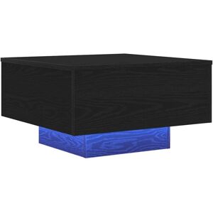 Coffee Table Black oak 55 x 55 x31 cm Engineered wood Vidaxl Coffee Table Black oak 55 x 55 x31 cm Engineered wood Vidaxl