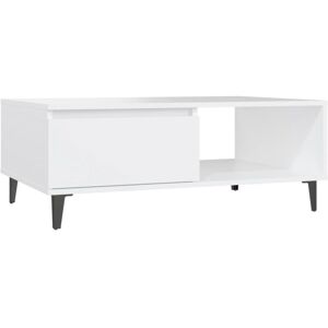 vidaXL White Coffee Table - 90x60x35 cm - Coffee Table vidaXL White Coffee Table - 90x60x35 cm - Coffee Table