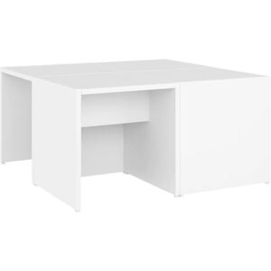 Vidaxl - Coffee Tables 4 pcs White 33x33x33 cm Engineered Wood Vidaxl - Coffee Tables 4 pcs White 33x33x33 cm Engineered Wood