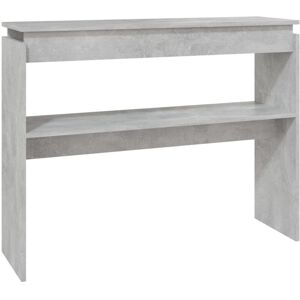 Console Table Concrete Grey 102x30x80 cm Engineered Wood Vidaxl Console Table Concrete Grey 102x30x80 cm Engineered Wood Vidaxl