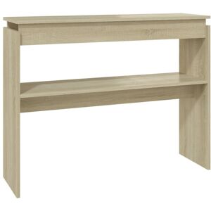 Console Table Sonoma Oak 102x30x80 cm Engineered Wood Vidaxl Console Table Sonoma Oak 102x30x80 cm Engineered Wood Vidaxl