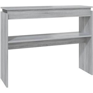 Console Table Grey Sonoma 102x30x80 cm Engineered Wood Vidaxl Console Table Grey Sonoma 102x30x80 cm Engineered Wood Vidaxl