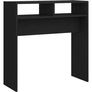 Console Table Black 78x30x80 cm Engineered Wood Vidaxl Console Table Black 78x30x80 cm Engineered Wood Vidaxl