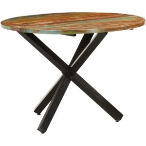 vidaXL Round Reclaimed Wood Dining Table - Dining Table vidaXL Round Reclaimed Wood Dining Table - Dining Table