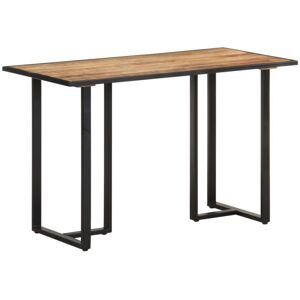 Dining Table 120 cm Rough Mango Wood Vidaxl Dining Table 120 cm Rough Mango Wood Vidaxl