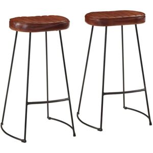 Gavin Bar Stools 2 pcs Dark Brown 44x37.5x78 cm Vidaxl Gavin Bar Stools 2 pcs Dark Brown 44x37.5x78 cm Vidaxl