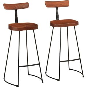 Bar Stools 2 pcs 49x43x103 cm Solid Wood Mango Vidaxl Bar Stools 2 pcs 49x43x103 cm Solid Wood Mango Vidaxl