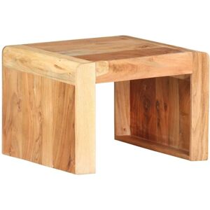 vidaXL Solid Acacia Wood Side Table 43x40x30cm - Brown vidaXL Solid Acacia Wood Side Table 43x40x30cm - Brown