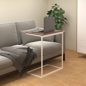 Side Table White 55x35x66 cm Engineered Wood vidaXL Side Table White 55x35x66 cm Engineered Wood vidaXL